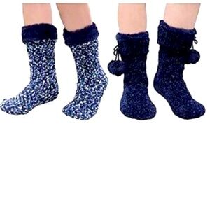 Jane & Bleecker 2 Pair Slipper Socks